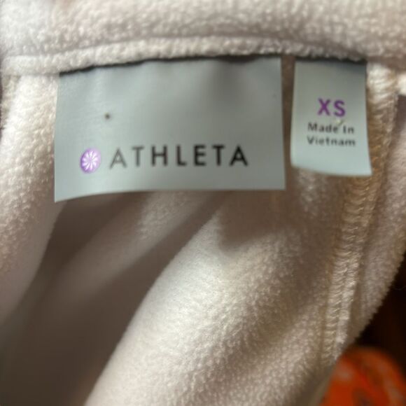 Athleta white fleece pullover xs - Picture 9 of 9